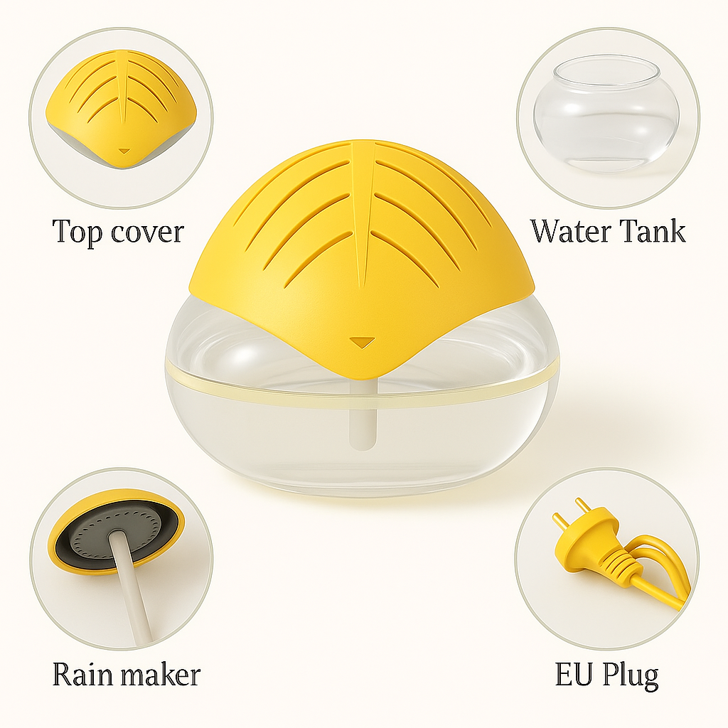 POLOSOAK Portable Room Air Purifier & Humidifier Revitalizer