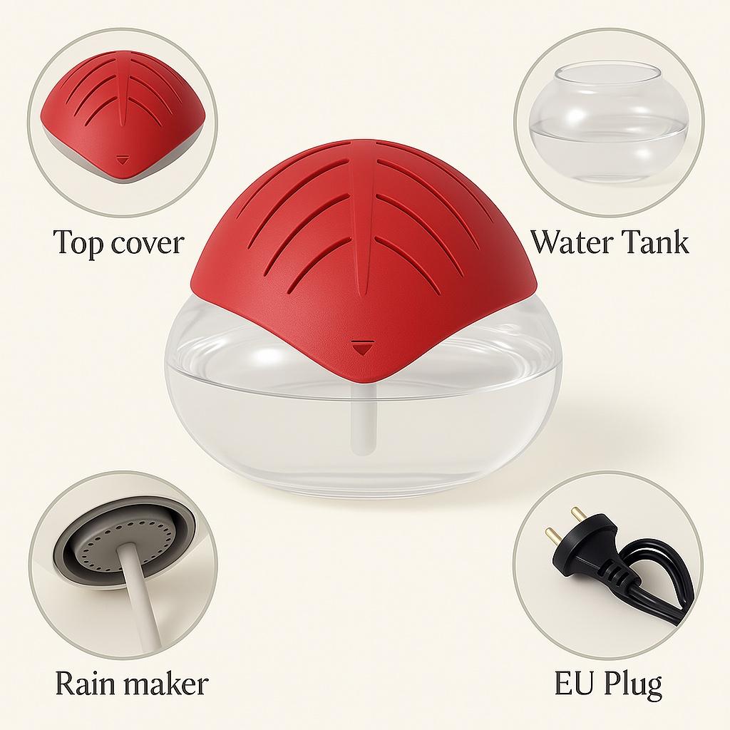 POLOSOAK Portable Room Air Purifier & Humidifier Revitalizer