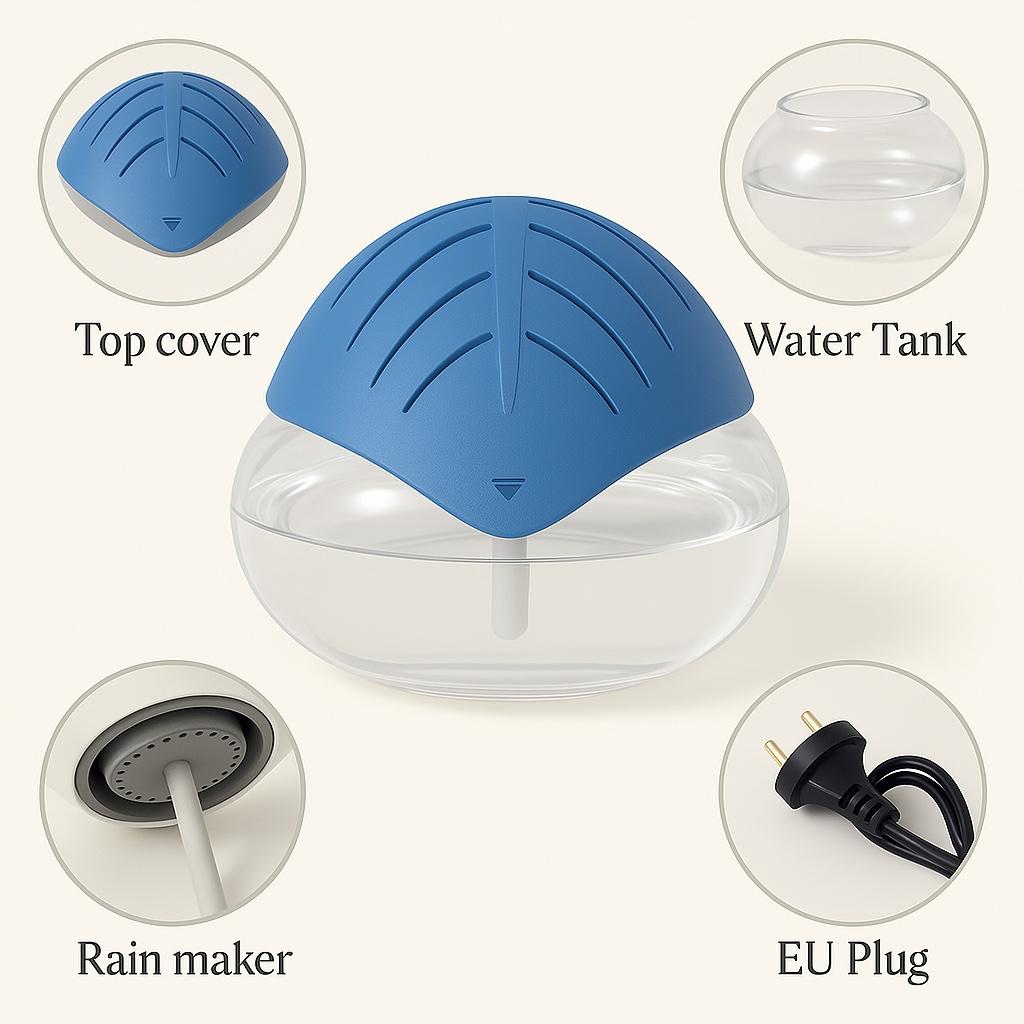 POLOSOAK Portable Room Air Purifier &amp; Humidifier Revitalizer