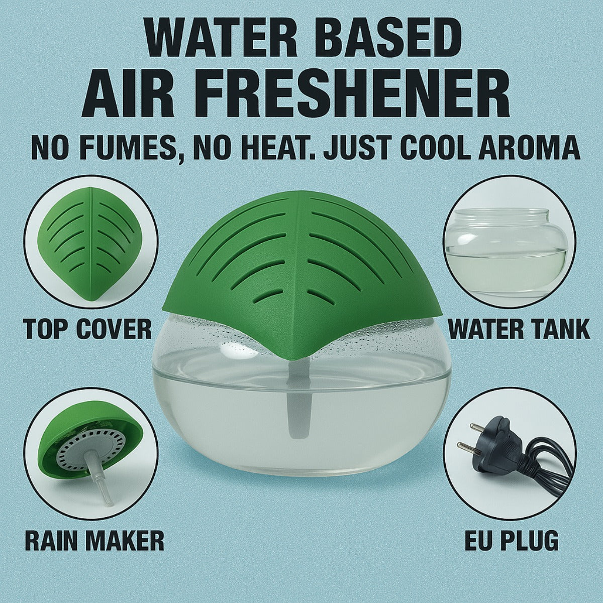 POLOSOAK Portable Room Air Purifier &amp; Humidifier Revitalizer